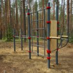 Завершен монтаж спортивного оборудования в лесопарке на территории МО Зеленогорск