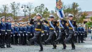 В Кронштадте прошла церемония посвящения в кадеты