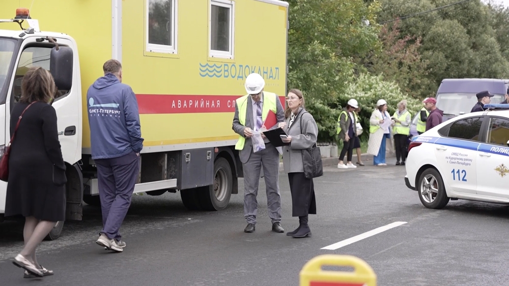 В Сестрорецке прошла противоаварийная тренировка к отопительному сезону