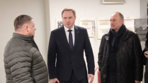 Будущий киноконцертный комплекс в Зеленогорском парке в процессе оснащения