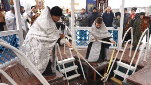 В Курортном районе отметили Крещение Господне