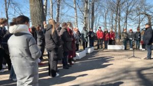 В парке «Дубки» состоялась церемония в память узников фашистских концлагерей